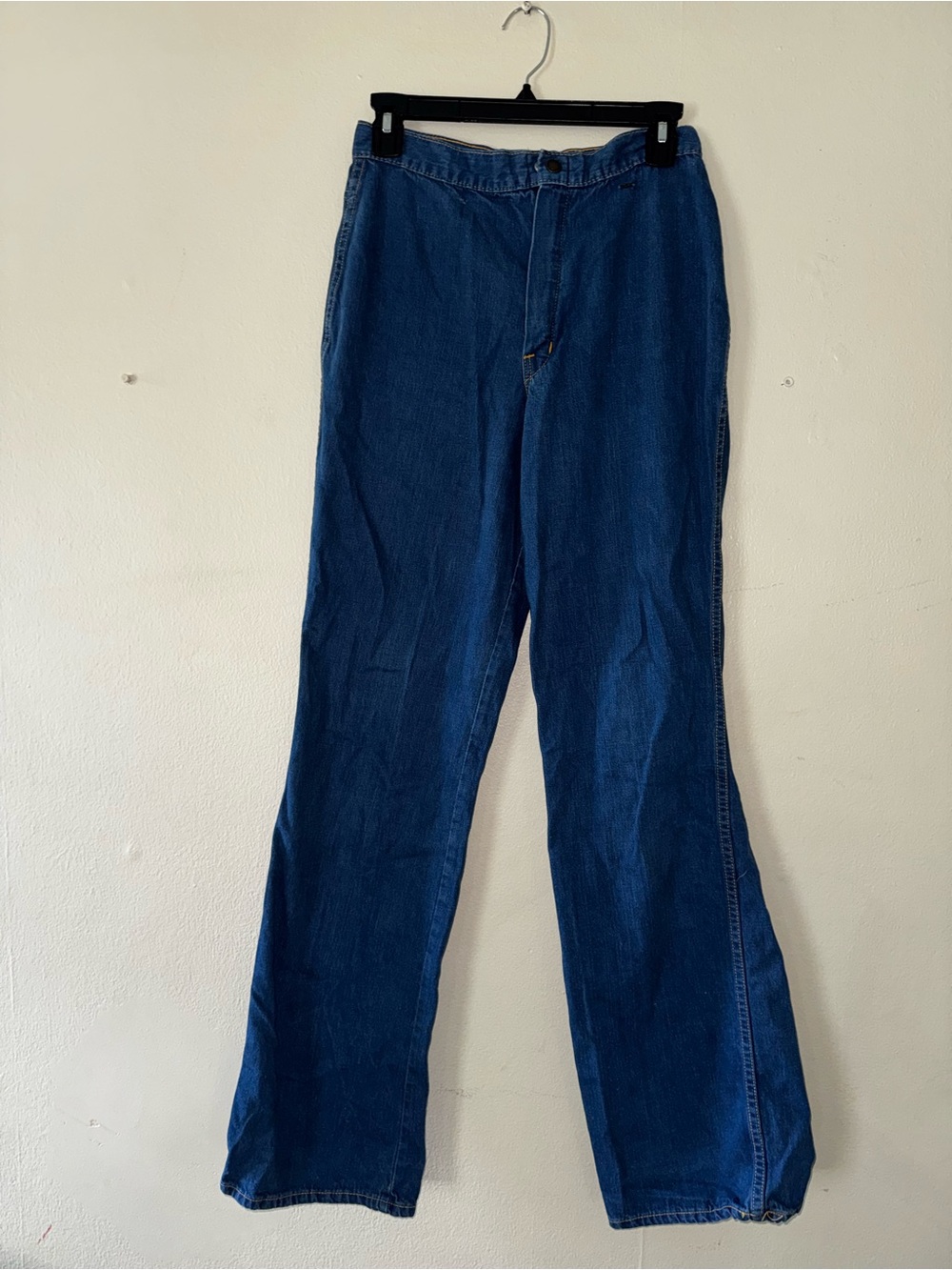 Classic Dark Blue Denim Pants